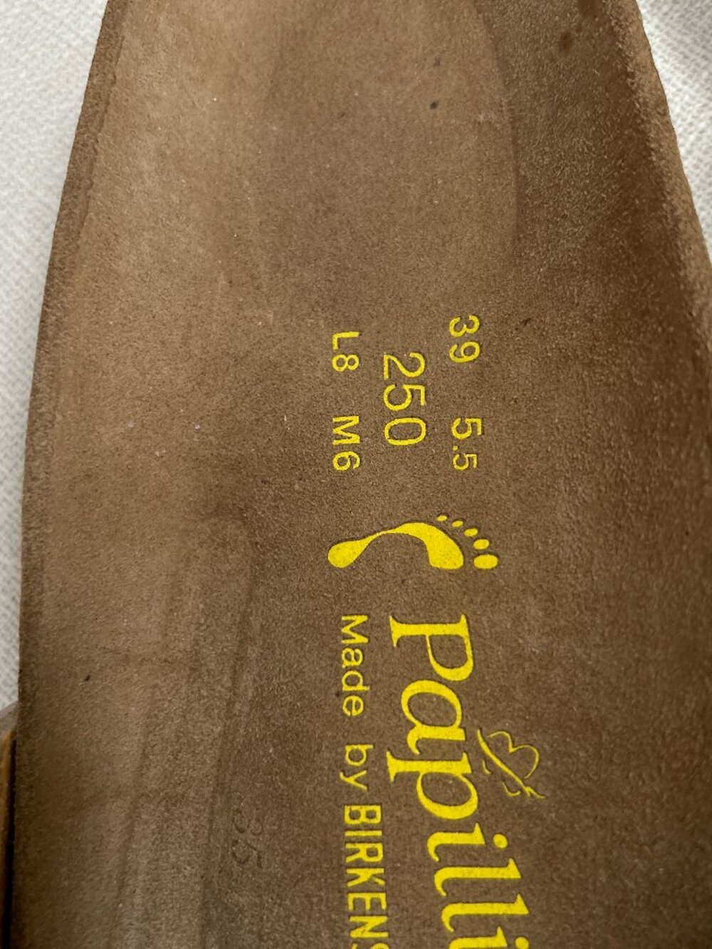 NWT Birkenstock Papillio ~ Catalina Cushion Buckle Strap Sandal ~ 39 ~ sz. 8 - Picture 5 of 9